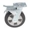 Vestil Rubber Swivel With Total Brake Caster 8 In. Diameter x 2 In. Width 881 lb Black/Gold CST-VE-8X2MRA-SWTB - alternate 6